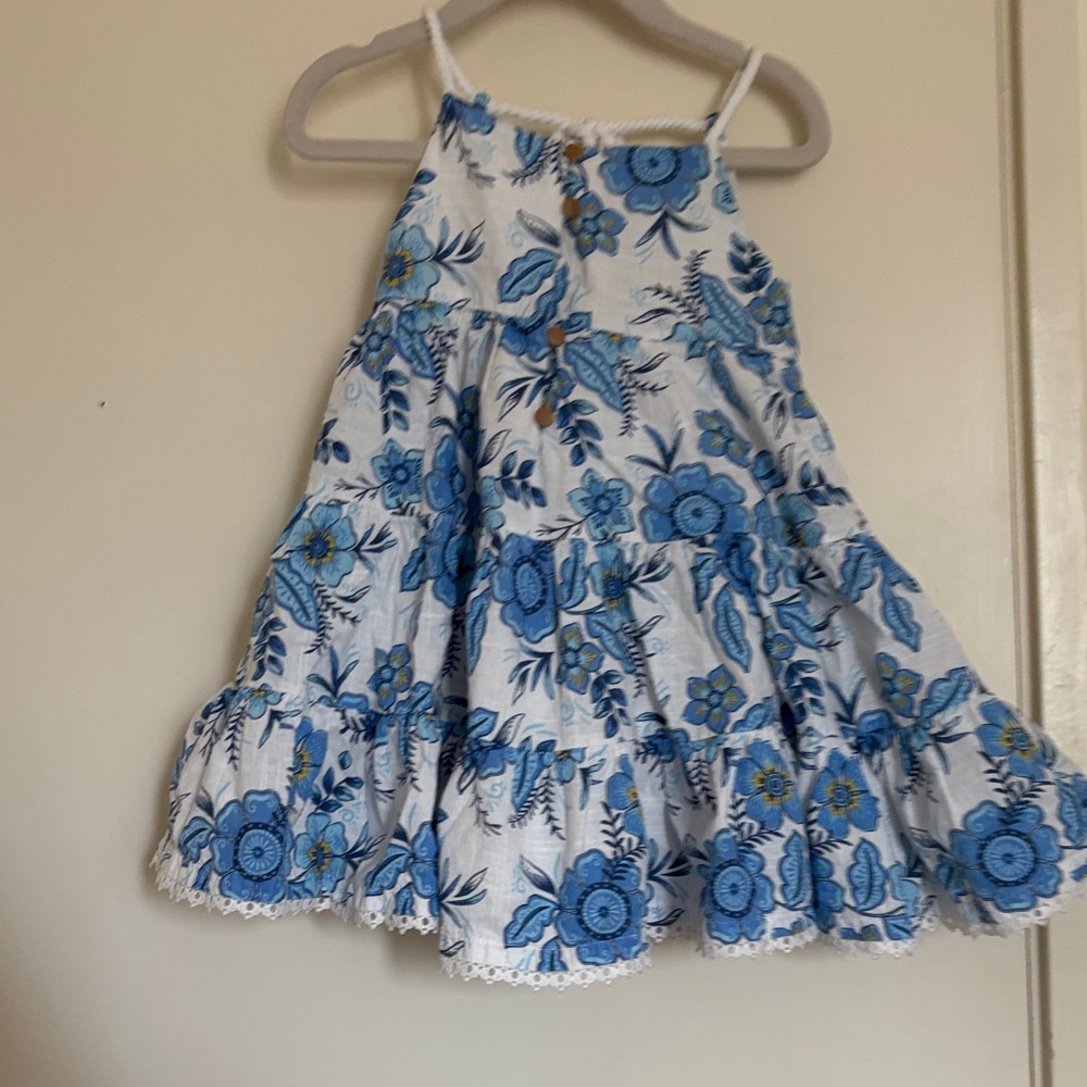 Haute Hippie Blue and White Floral Dress